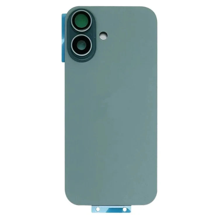 Back Cover Glass for iPhone 16 with Camera Lens Cover + MagSafe Magnet Teal